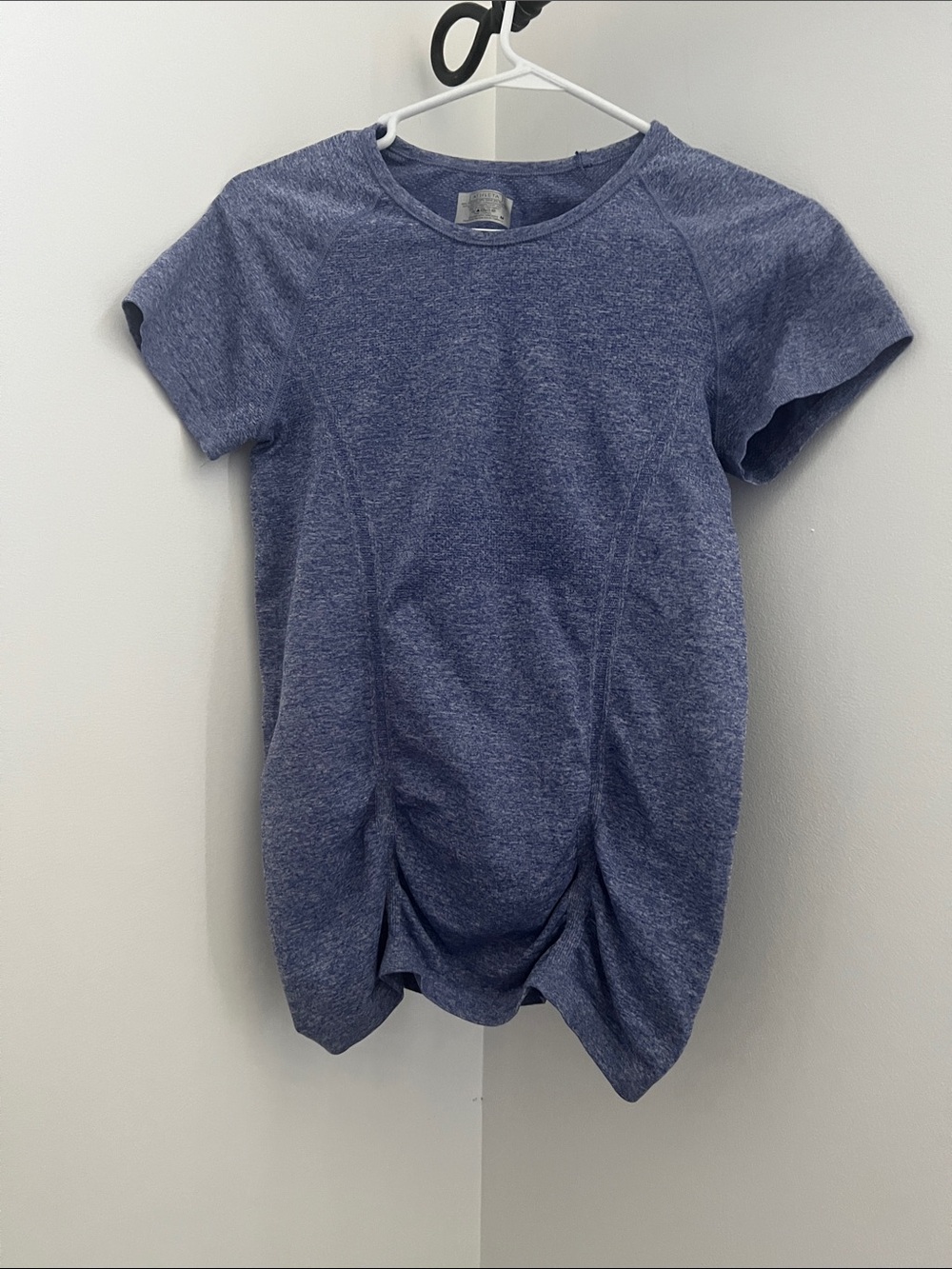 Heather Navy Blue Short Sleeve Tee
